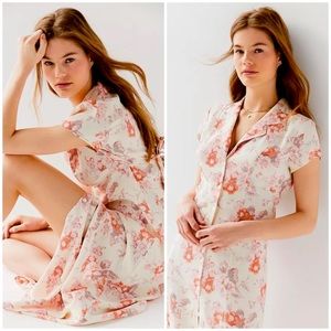 Urban Renewal Remnants Floral Button-Down Midi Dress from Urban Outfitters, XS
